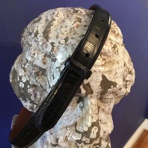 Genuine alligator belt